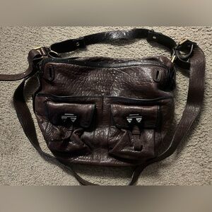Women’s Brown Leather Bag for travel of general use